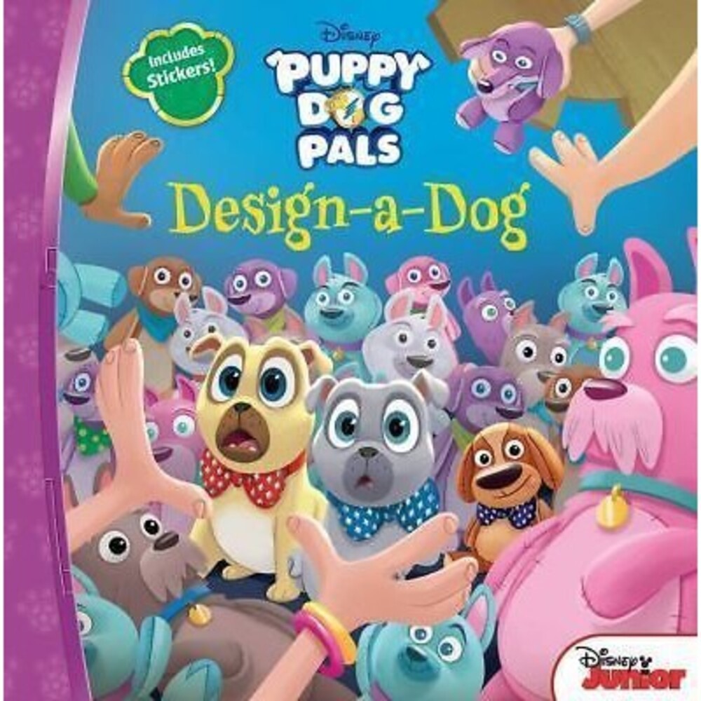 Puppy Dog Pals Design-A-Dog (Disney Puppy Dog Pals) - Paperback - VERY GOOD